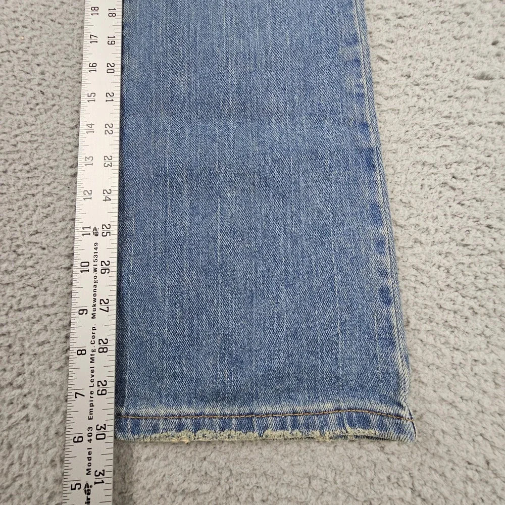 Calvin Klein Jeans Bootcut Womens Size 8 Light Wash Stretch Denim Y2K 90S Retro - Picture 7 of 9